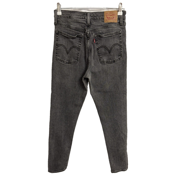 Levi's Wedgie Skinny Jeans Women's 29 Faded Black Baddie Rockabilly 90's Y2K - Picture 3 of 6